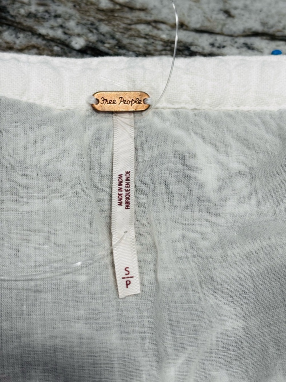 FREE PEOPLE Embroidered IGGIE Top  NWOT Size S MSRP$148 - Picture 9 of 10